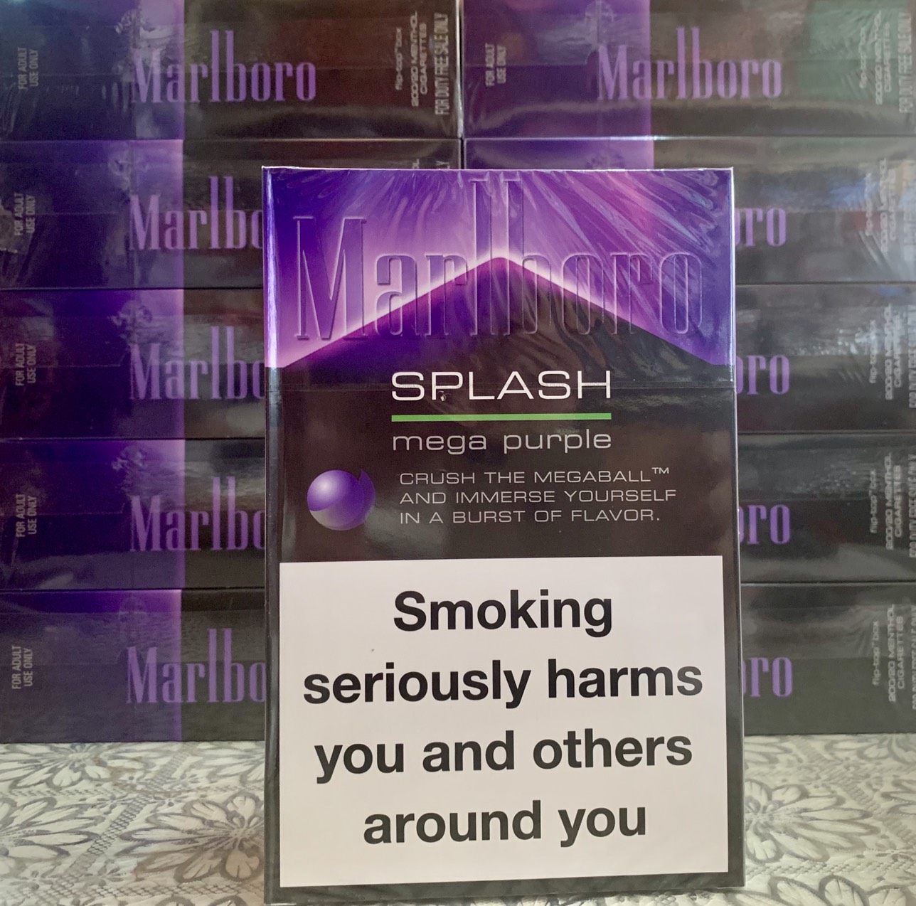 Marlboro Splash Mega Purple cigarettes 10 cartons - Click Image to Close
